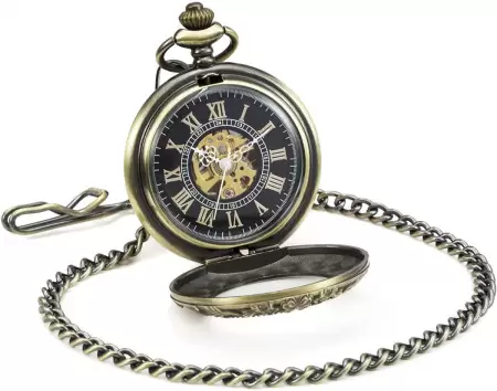 Reloj bolsillo Vintage mecánico Bronce